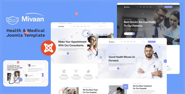 Mivaan - Health & Medical Joomla 6 Template