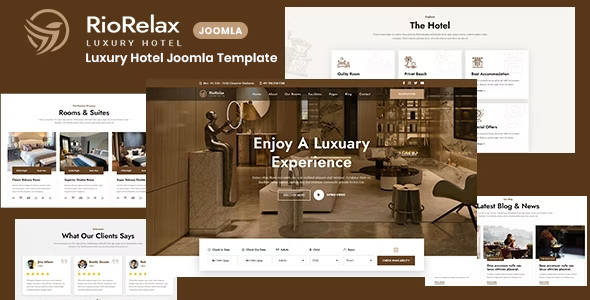 Riorelax - Luxury Hotel Joomla 6 Template