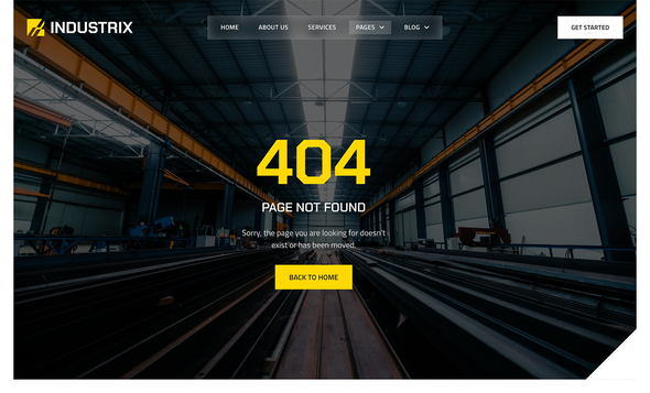 Industrix – Manufacturing & Industrial Elementor Template Kit