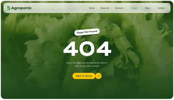 Agroponix – Hydroponic & Agriculture Elementor Template Kit