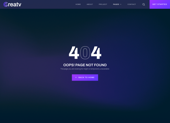 Creatv – Creative Design Agency Elementor Template Kit