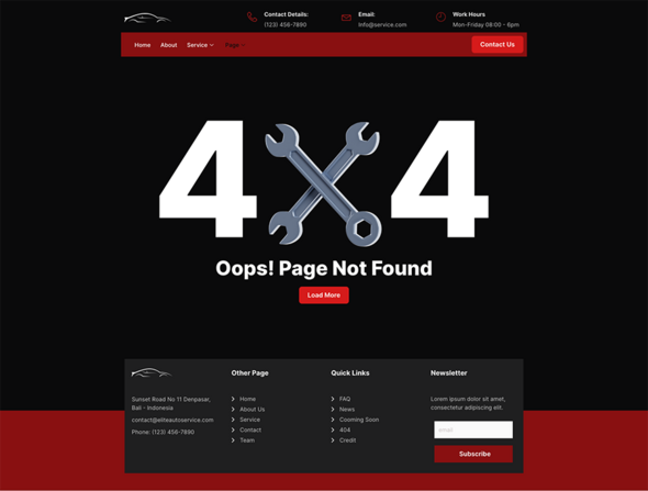 Autobest Car Repair & Auto Service Elementor Template Kit