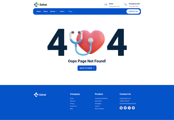 Sehat - Medical Elementor Template Kit