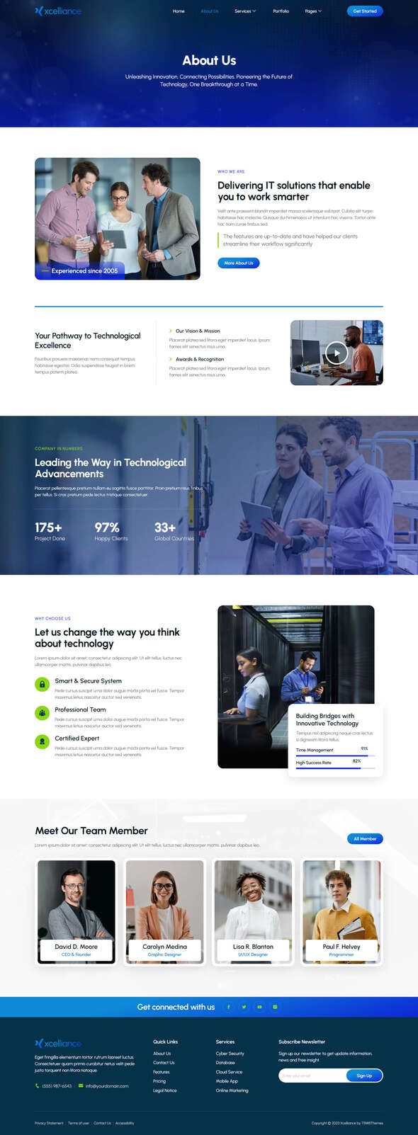 Xcelliance - Tech Company Elementor Template Kit