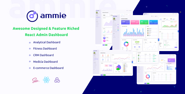 Ammie - React Admin Template