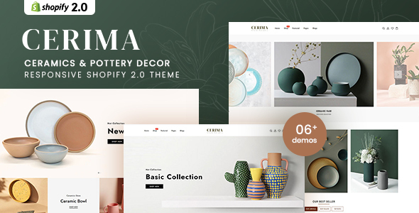 Cerima - Ceramics & Pottery Decor Shopify 2.0 Theme