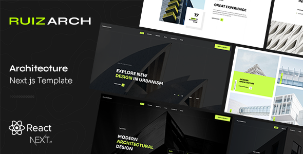 Ruizarch - Architecture NextJS Template