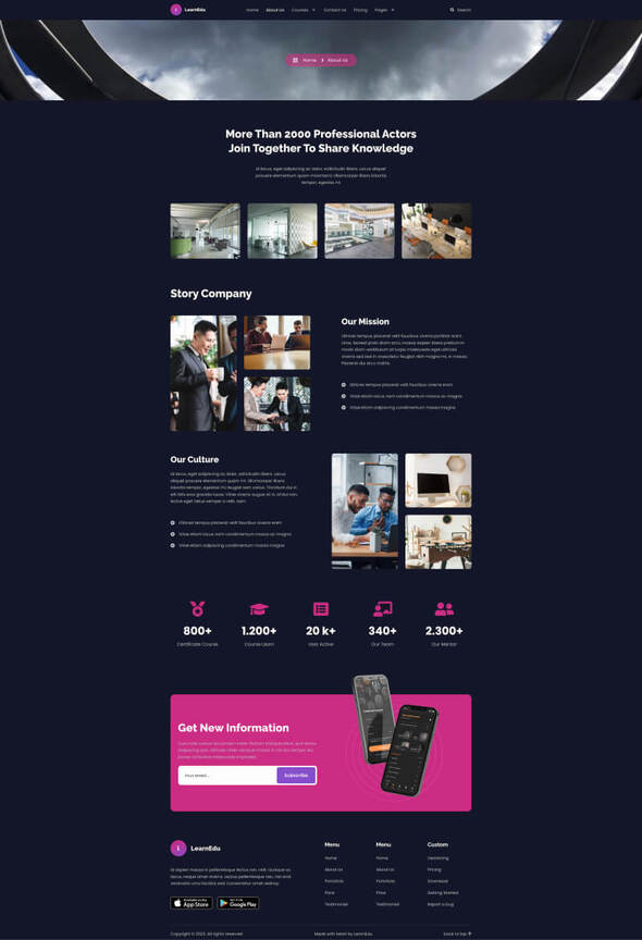 LearnEdu - Education & Online Learning Elementor Template Kit