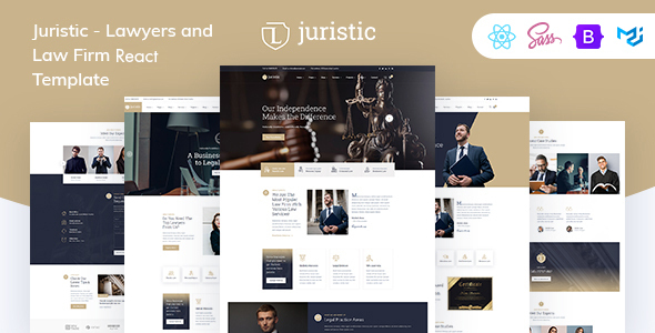 Juristic - Lawyers and Law Firm React Template