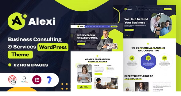 Alexi - Business Consulting & Services Multipurpose WordPress Theme