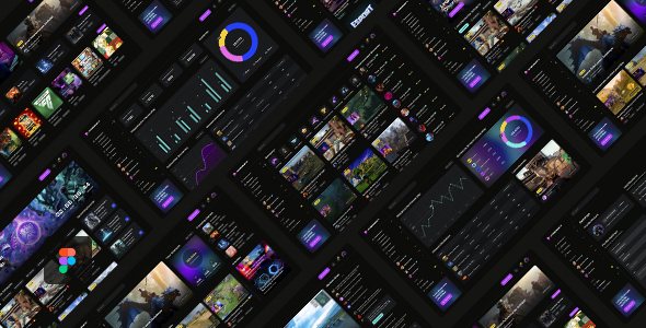 Preview image for Streamity – Gaming and Streaming Dashboard UI for Figma