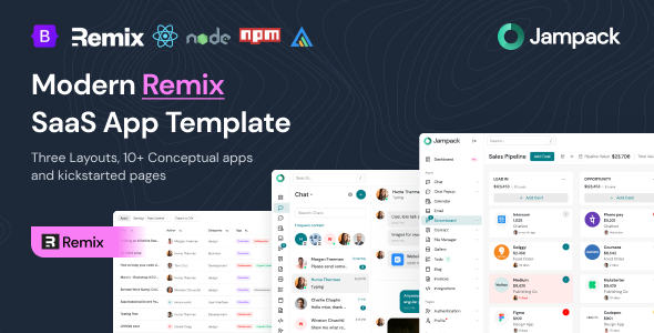 Jampack - Modern Remix SaaS App Template