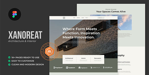 Xanoreat - Architecture Figma Template