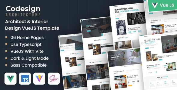 CoDesign - Architect & Interior Design VueJS Template