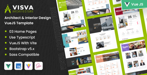 Visva - Architect & Interior Design VueJS Template