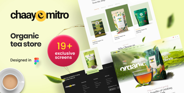 Preview image for The Chaay E mitro | Tea Website Template Design