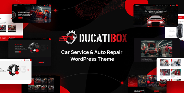 Ducatibox - Car Service & Auto Repair WordPress Theme listing image
