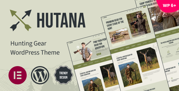 Hutana - Hunting Gear WordPress Theme listing image