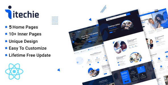 Itechie - It Solutions And Services React Nextjs Template
