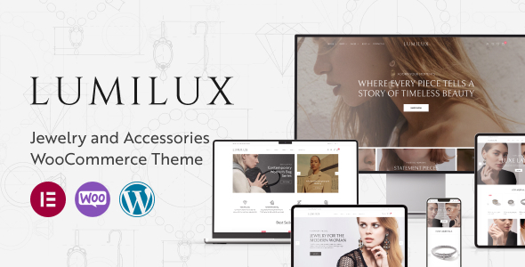 Product preview supplied for Lumilux - Jewelry and Accessories WooCommerce Theme
