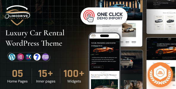 LimoDrive - Car Rental WordPress Theme