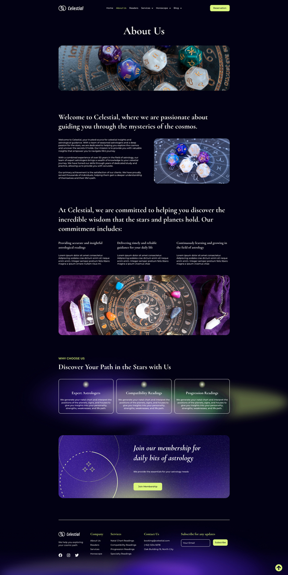 Celestial - Astrology & Horoscope Elementor Template Kit