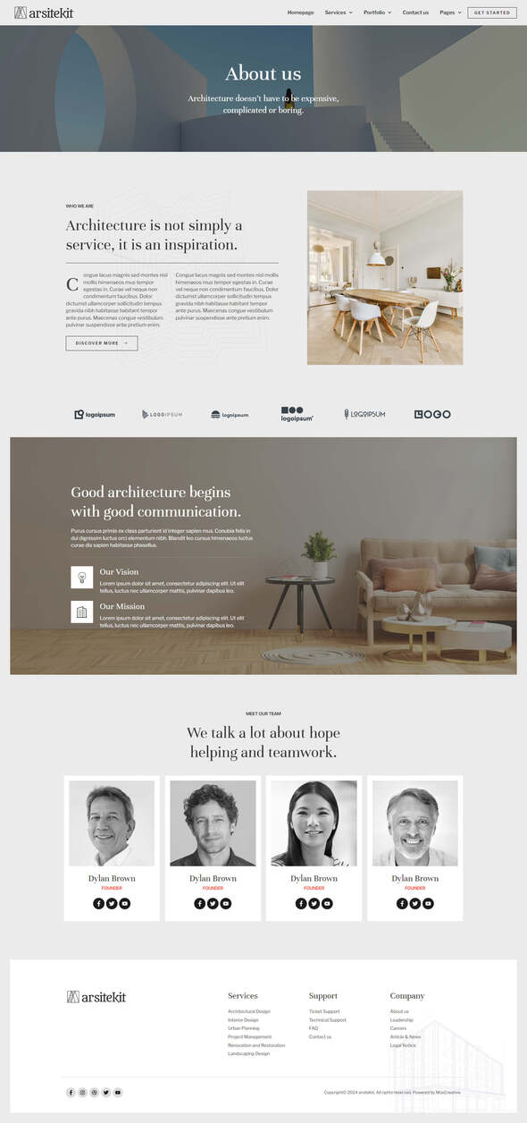 ArsiteKit - Architecture & Construction Elementor Pro Template Kit product preview