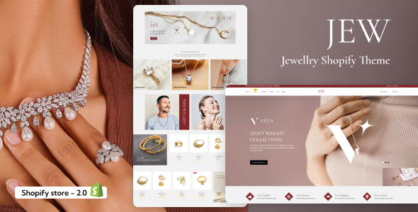 Jew - Modern Jewelry Store Shopify Theme listing image