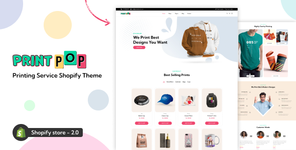 Printpop - Printing Company Shopify Theme listing image