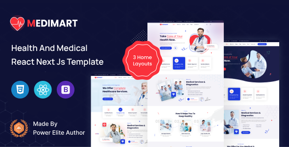 Medimart – Health And Medical React Next Js Template
