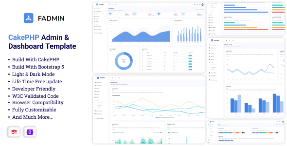 Fadmin - CakePHP Admin & Dashboard Template