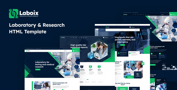 Laboix - Laboratory & Research HTML Template