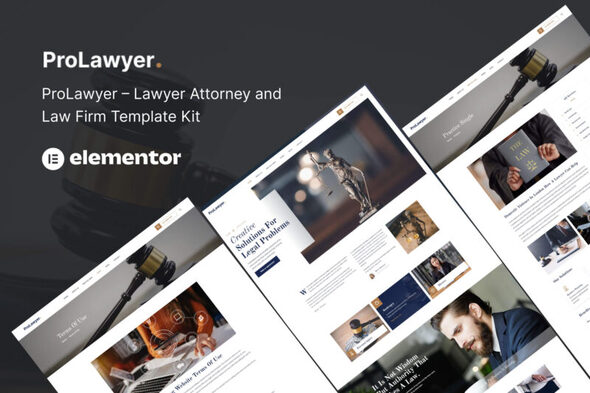 Prolawyer  - Lawyer and Law Firm Elementor Kit