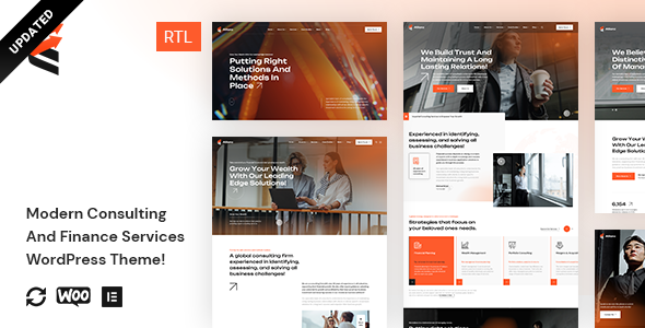 Allianz - Modern Consulting & Finance WordPress Theme