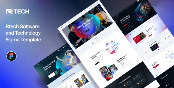 Rtech - IT Solutions & Technology Figma Template