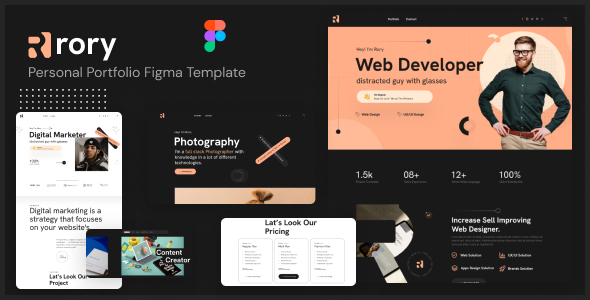 Rory - Personal Portfolio Figma Template
