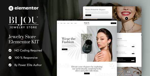 Bijou - Jewelry Store Elementor Pro Template Kit