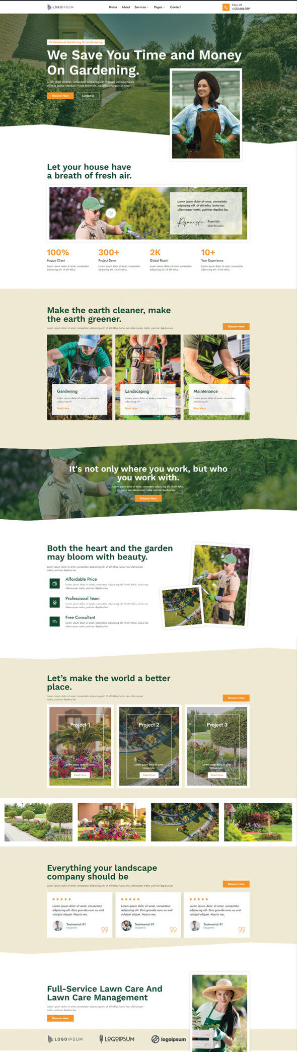 Remakes - Gardening & Landscaping Services Elementor Template Kit