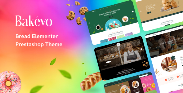 Leo Bakevo - Creative Bread Elementor Prestashop Theme product preview