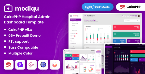 Mediqu - CakePHP Hospital Admin Dashboard Template
