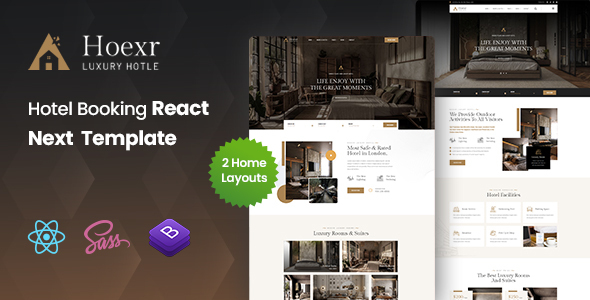 Hoexr - Hotel Booking React Template