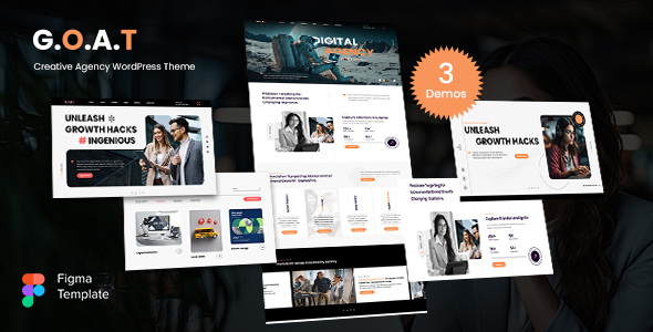 G.O.A.T - Business Consulting Figma Template