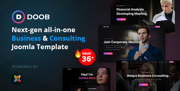 Doob - Business & Consulting Joomla 6 Template
