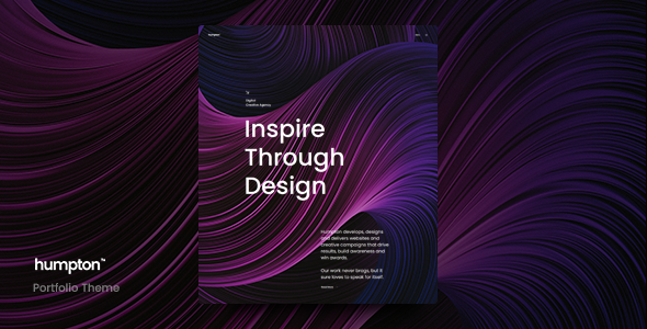 Humpton - Creative Portfolio WordPress Theme