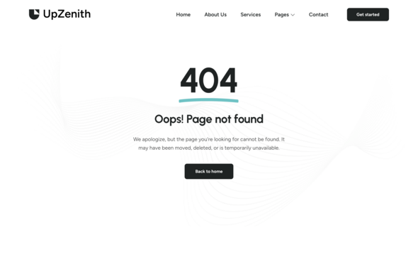 UpZenith – Startup Company & Business Elementor Template Kit