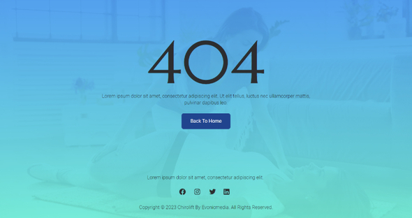 Chirolift - Physiotherapy & Chiropractic Elementor Template Kit