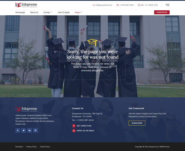 Edupreme - University & College Elementor Template Kit