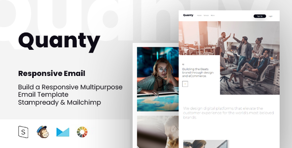 Quanty - Responsive Email + StampReady Builder