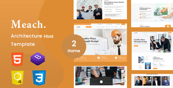 Meach - Responsive Architecture Template
