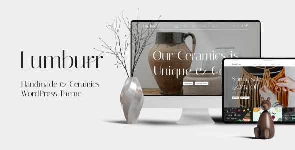 Preview image for Lumburr - Handmade & Ceramics WordPress Theme